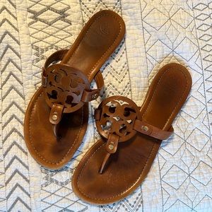 Tory Burch miller sandal in vintage vachetta